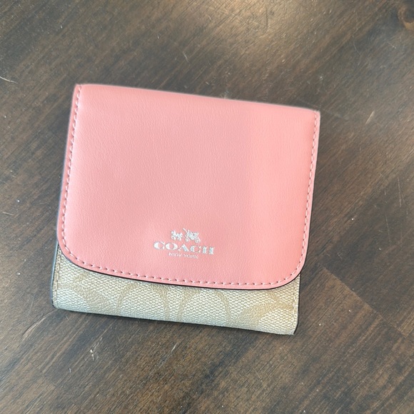 Coach Blush and Beige Women's Wallet - Picture 1 of 4
